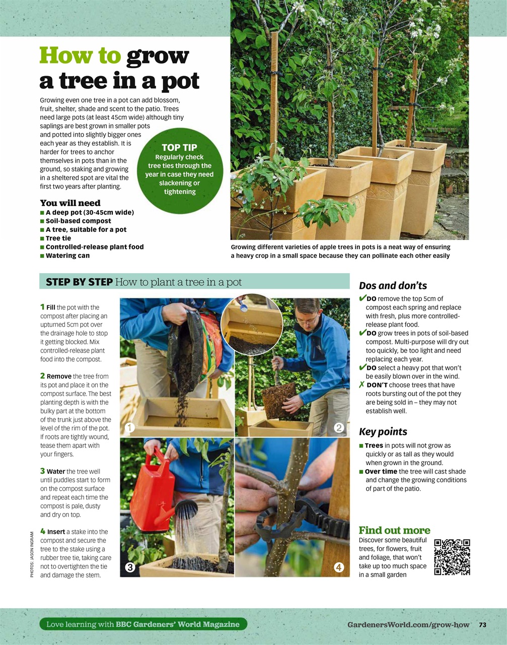 BBC Gardeners’ World Magazine Preview Pages