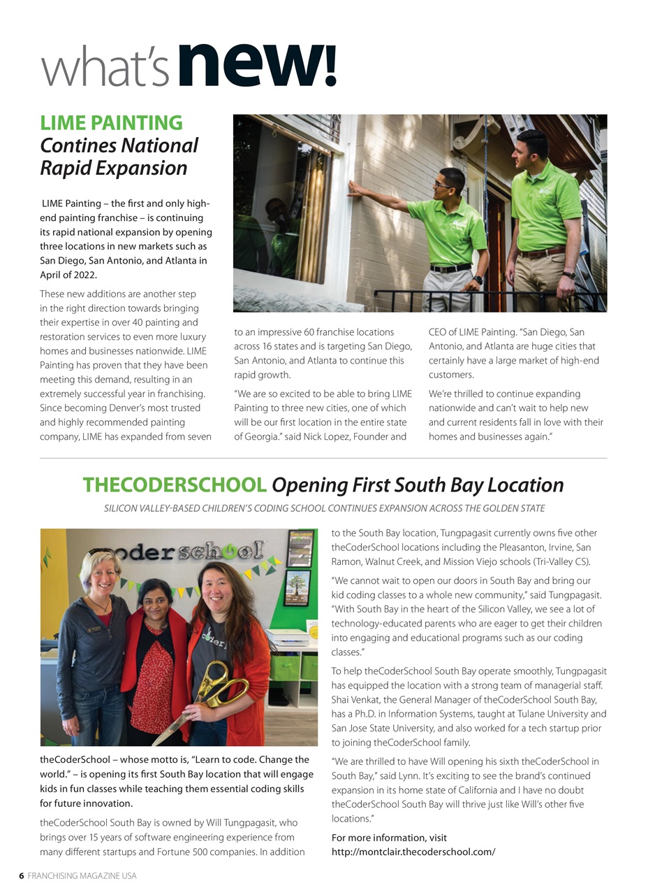 Franchising USA Preview Pages