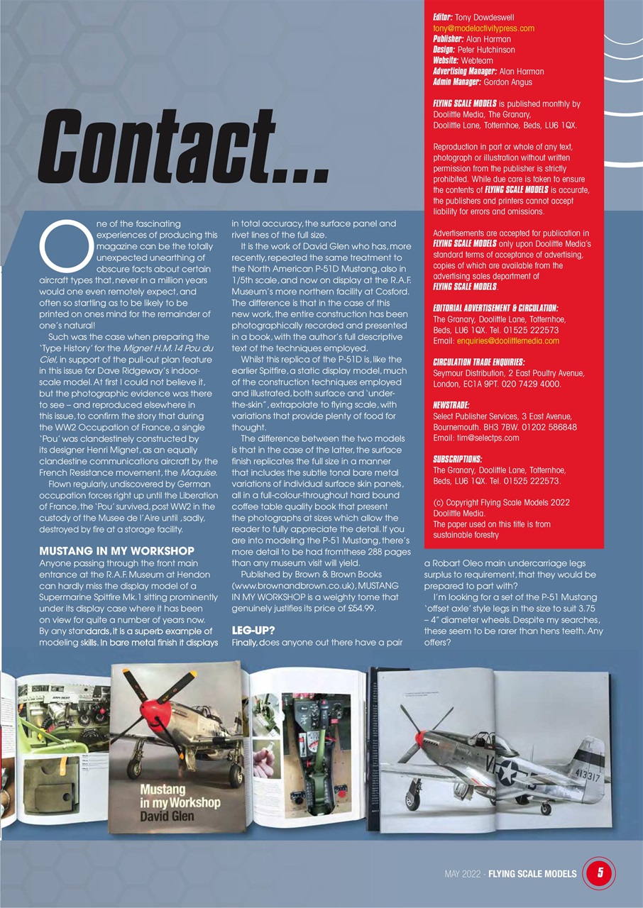 Flying Scale Models Preview Pages