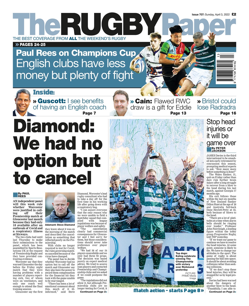 The Rugby Paper Preview Pages