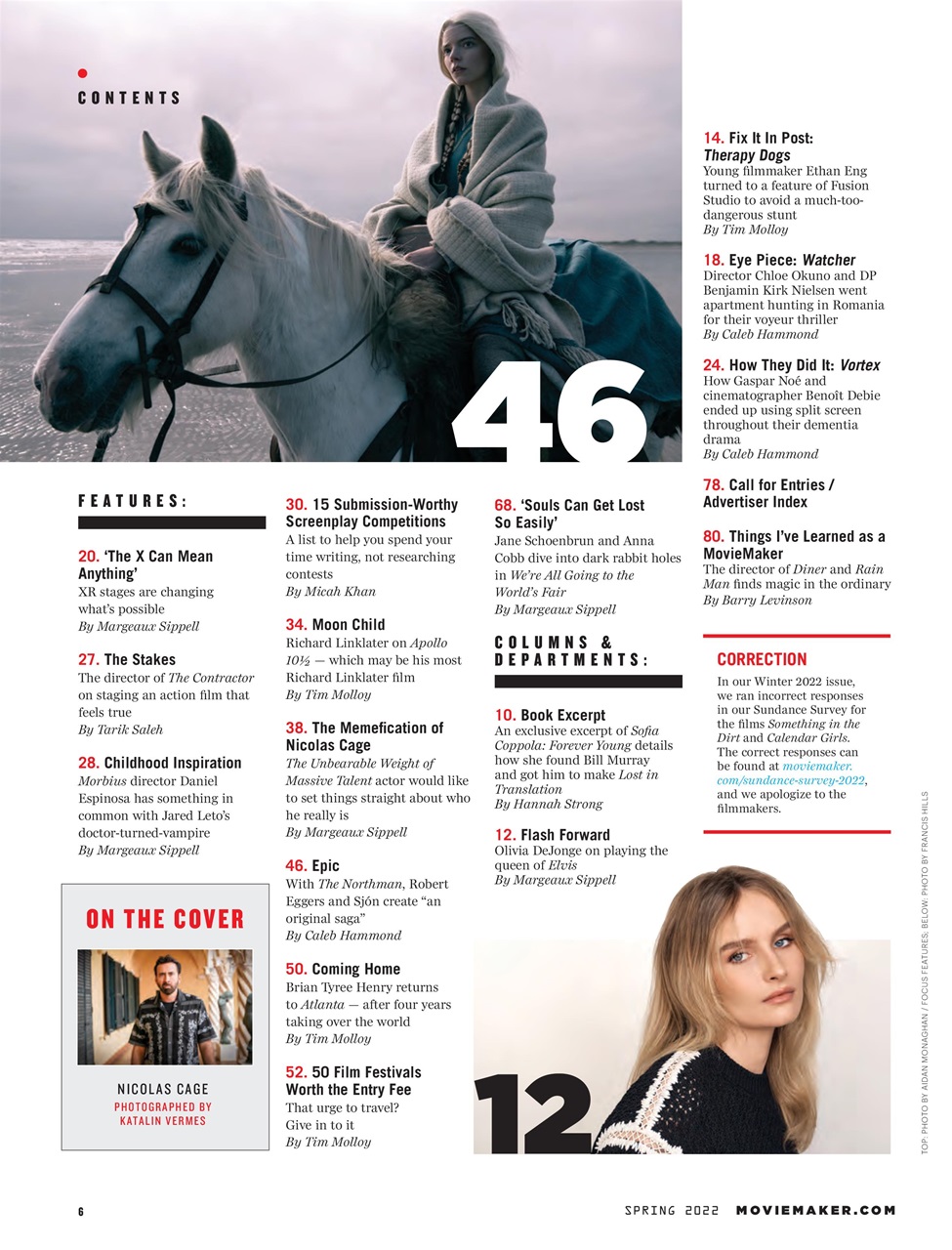 MovieMaker Magazine Preview Pages