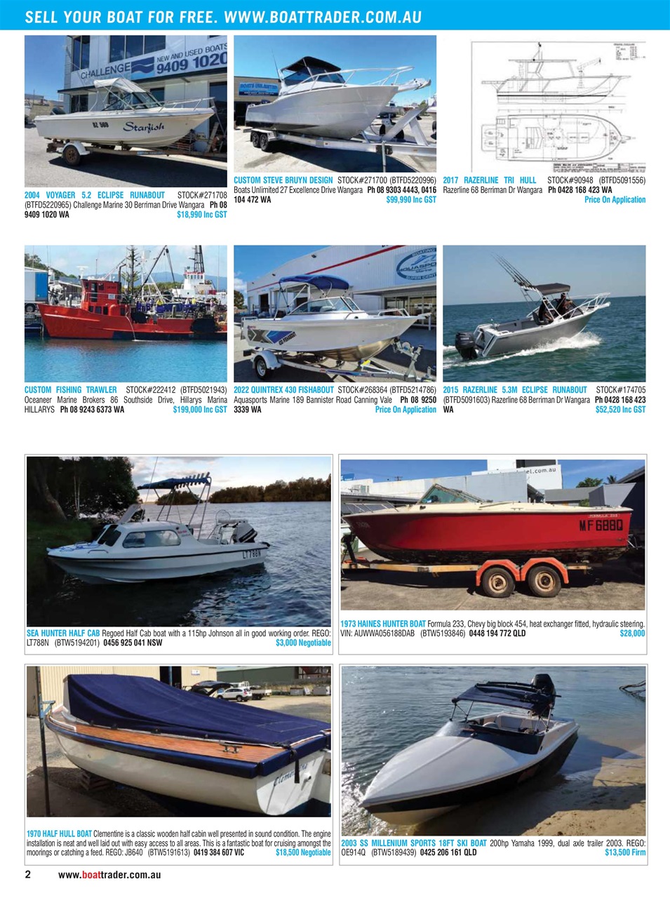 Boat Trader Australia Preview Pages