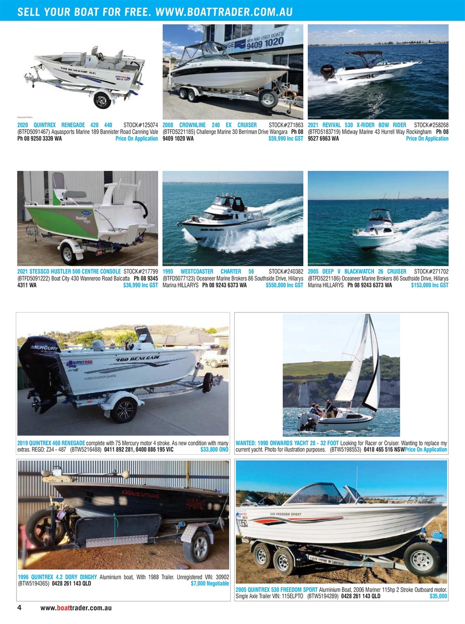 Boat Trader Australia Preview Pages