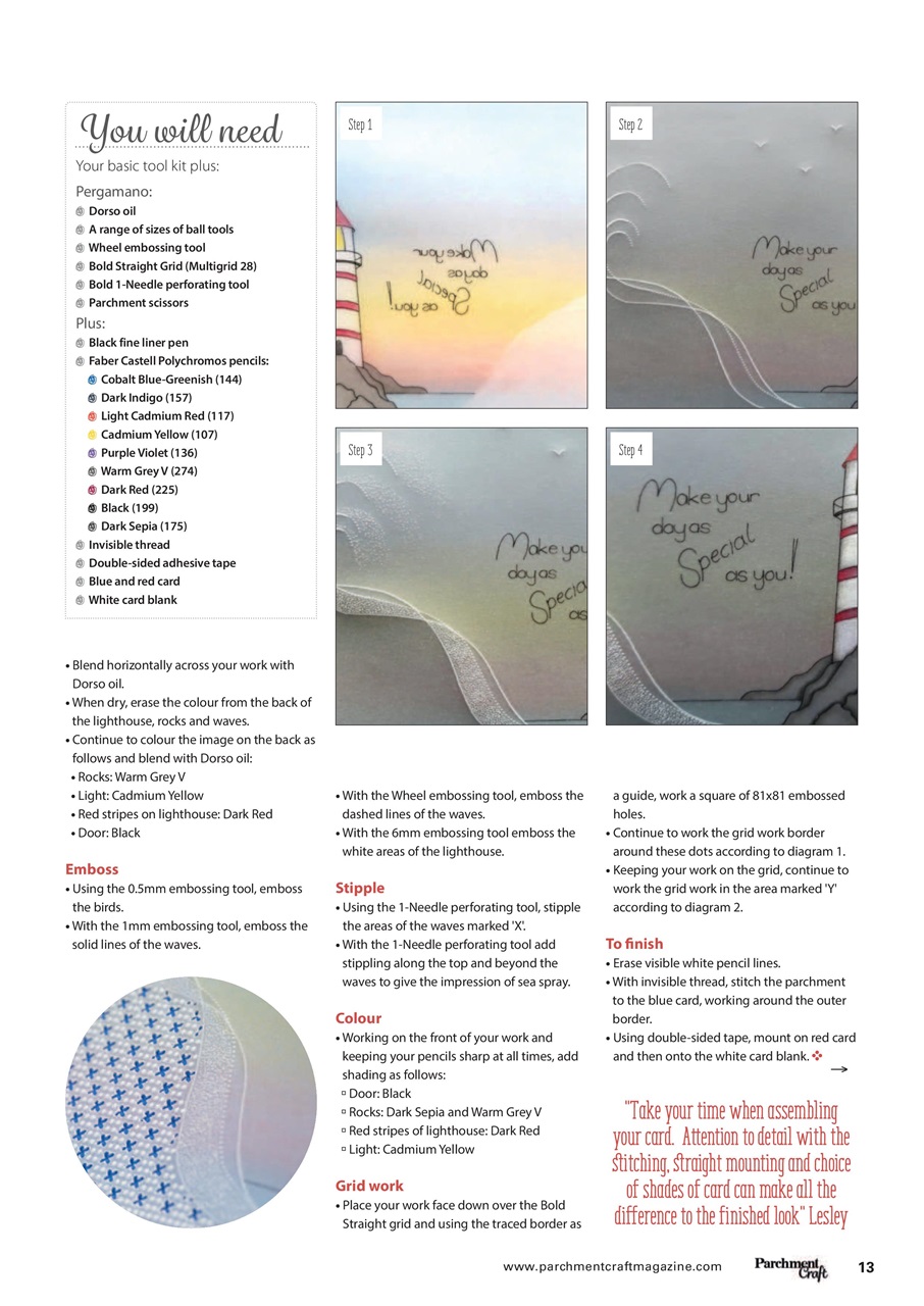 Parchment Craft Preview Pages