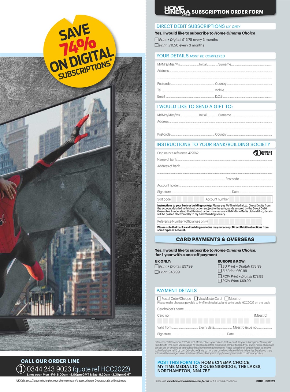 Home Cinema Choice Preview Pages