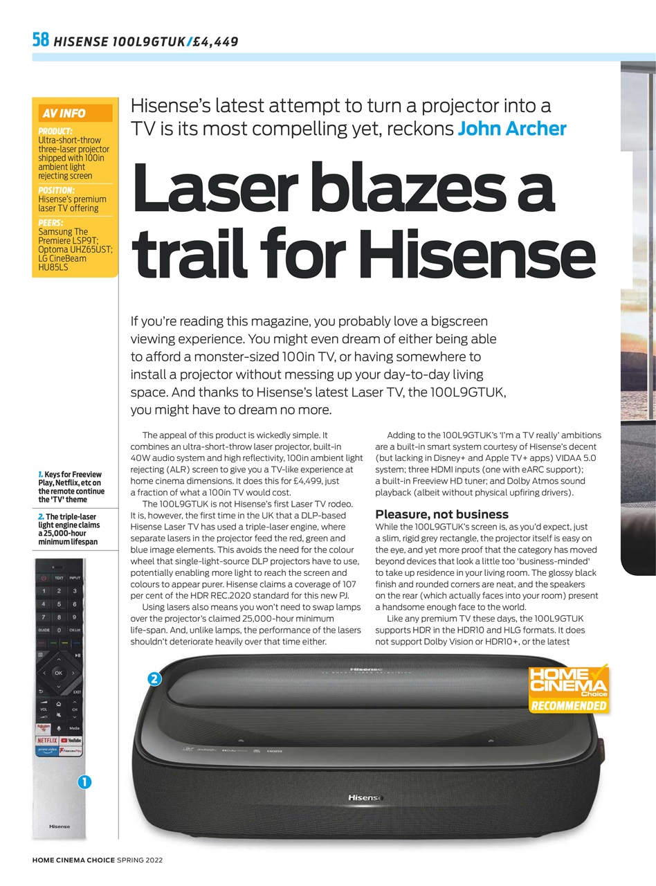 Home Cinema Choice Preview Pages