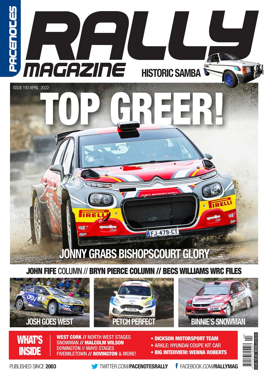 Pacenotes Rally magazine Preview Pages