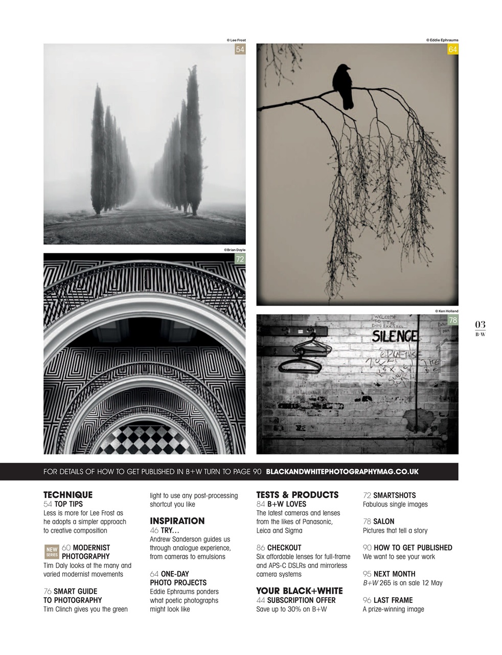 Black+White Photography Preview Pages