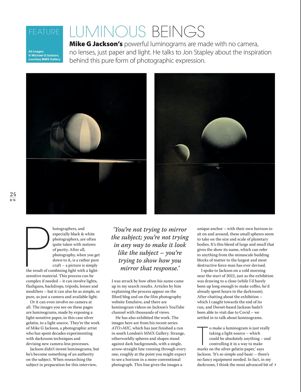 Black+White Photography Preview Pages