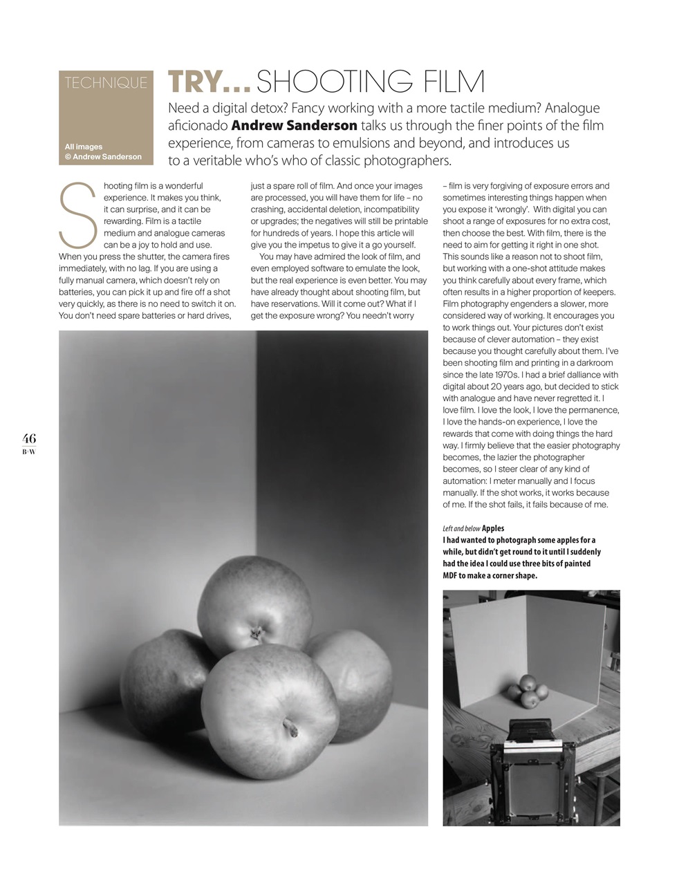 Black+White Photography Preview Pages