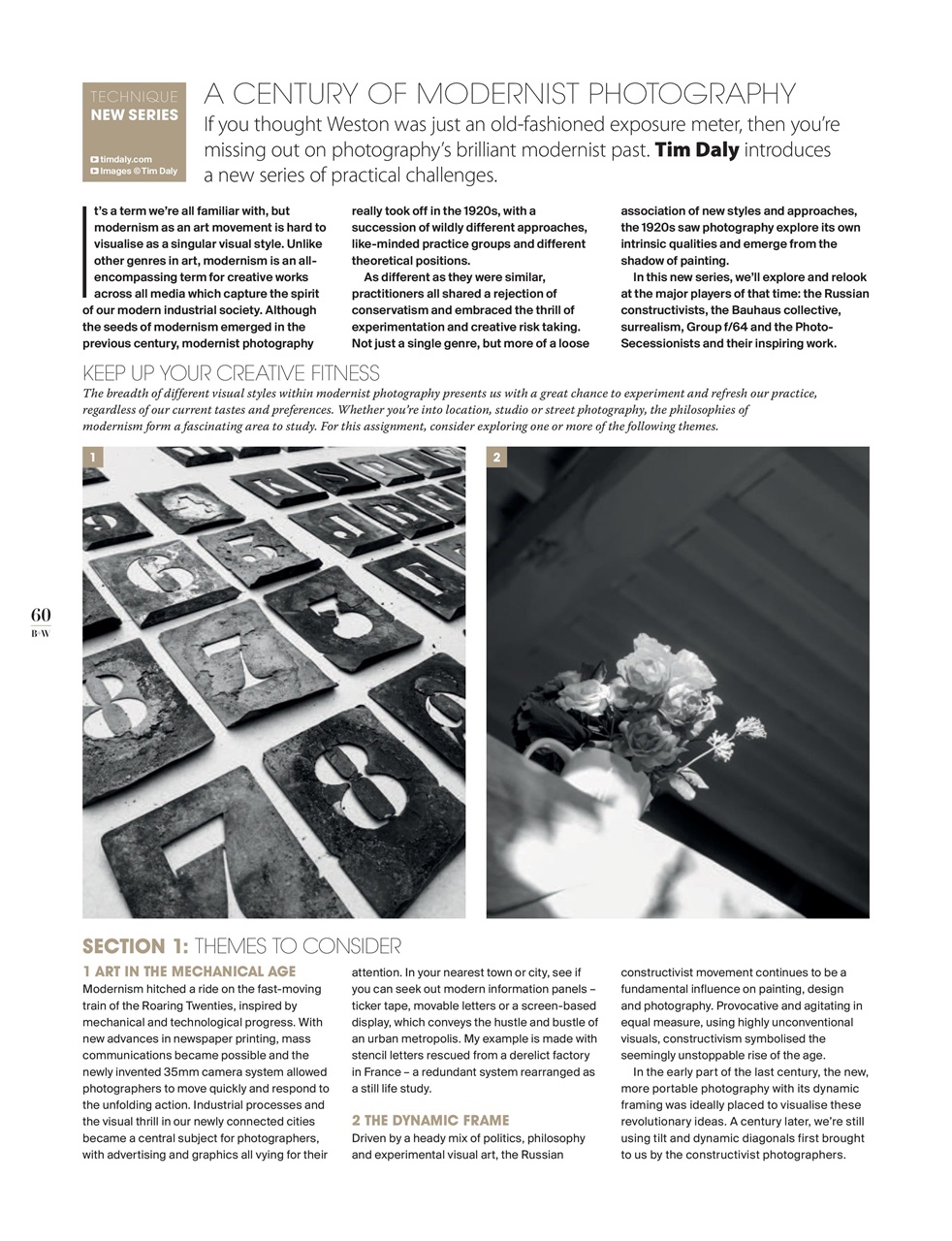 Black+White Photography Preview Pages