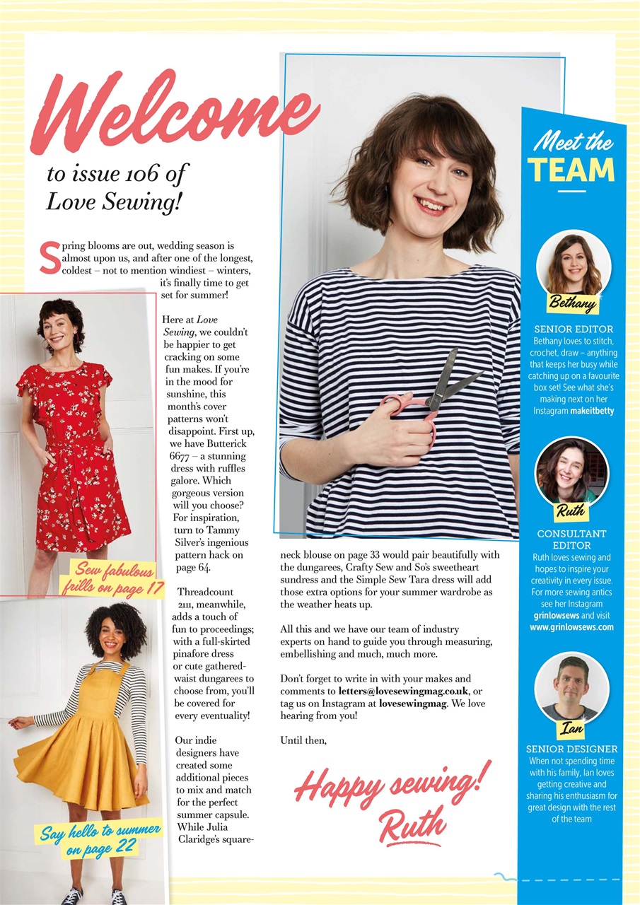 Love Sewing Preview Pages