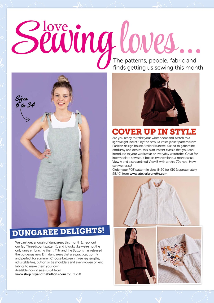 Love Sewing Preview Pages