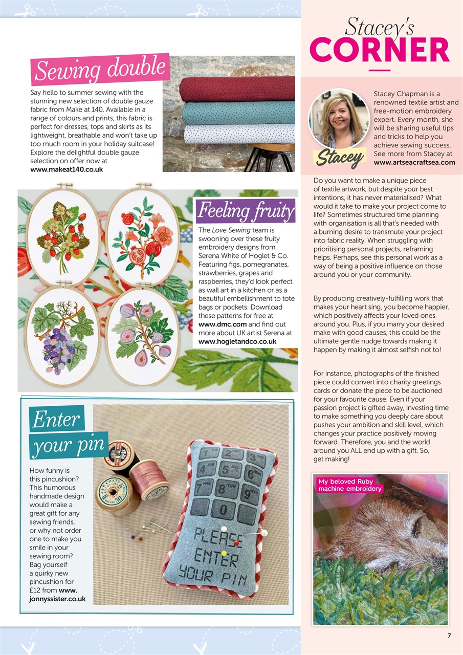 Love Sewing Preview Pages