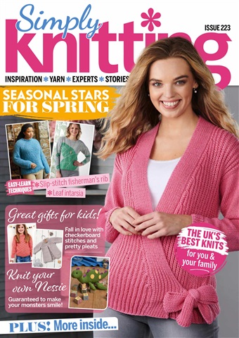 Simply Knitting issue May 2022