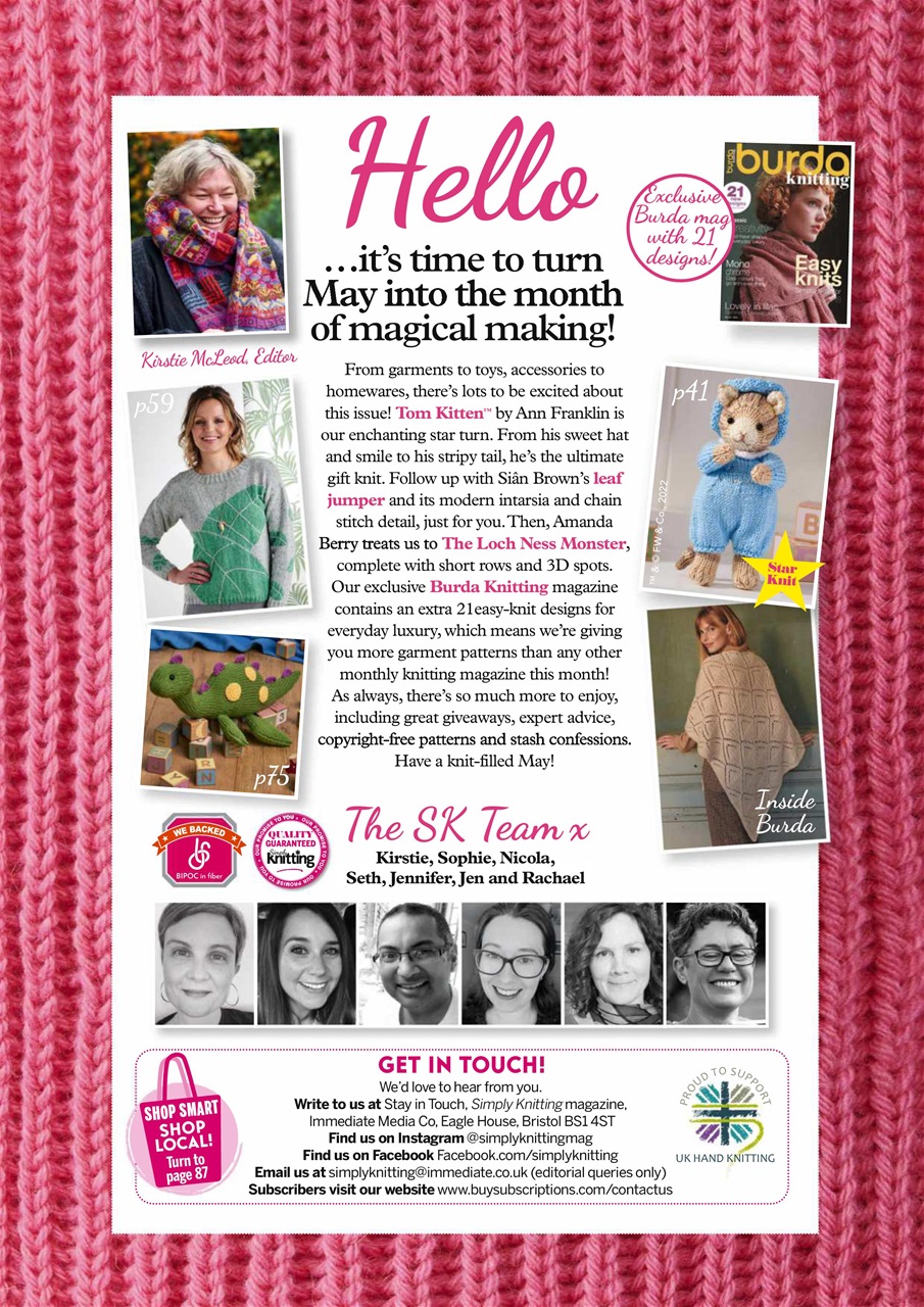 Simply Knitting Preview Pages