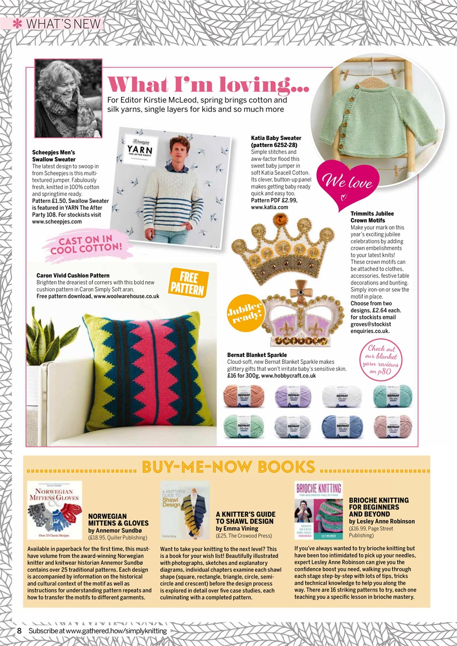 Simply Knitting Preview Pages