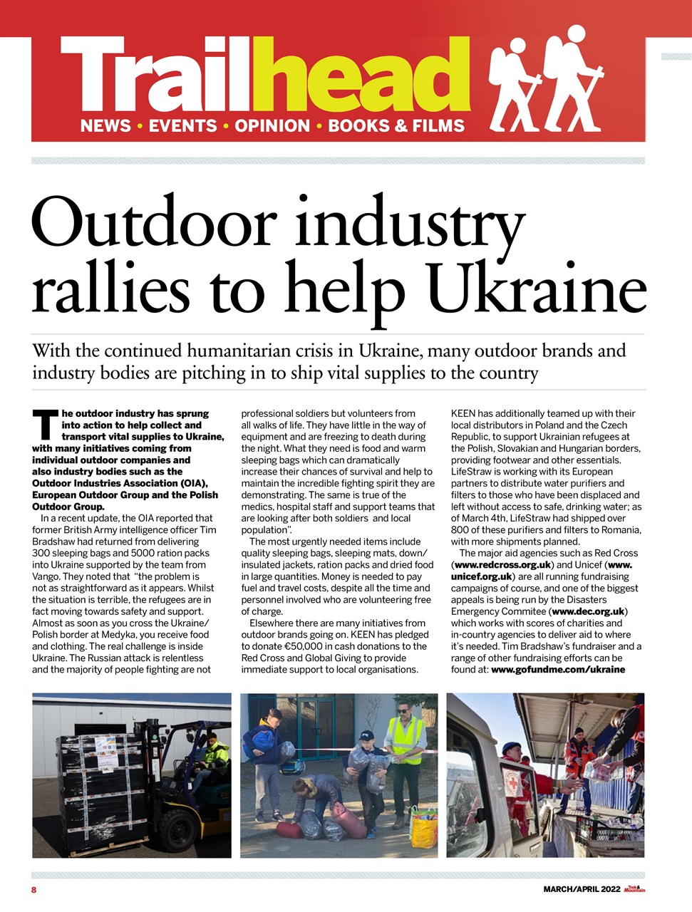 Trek & Mountain Magazine Preview Pages