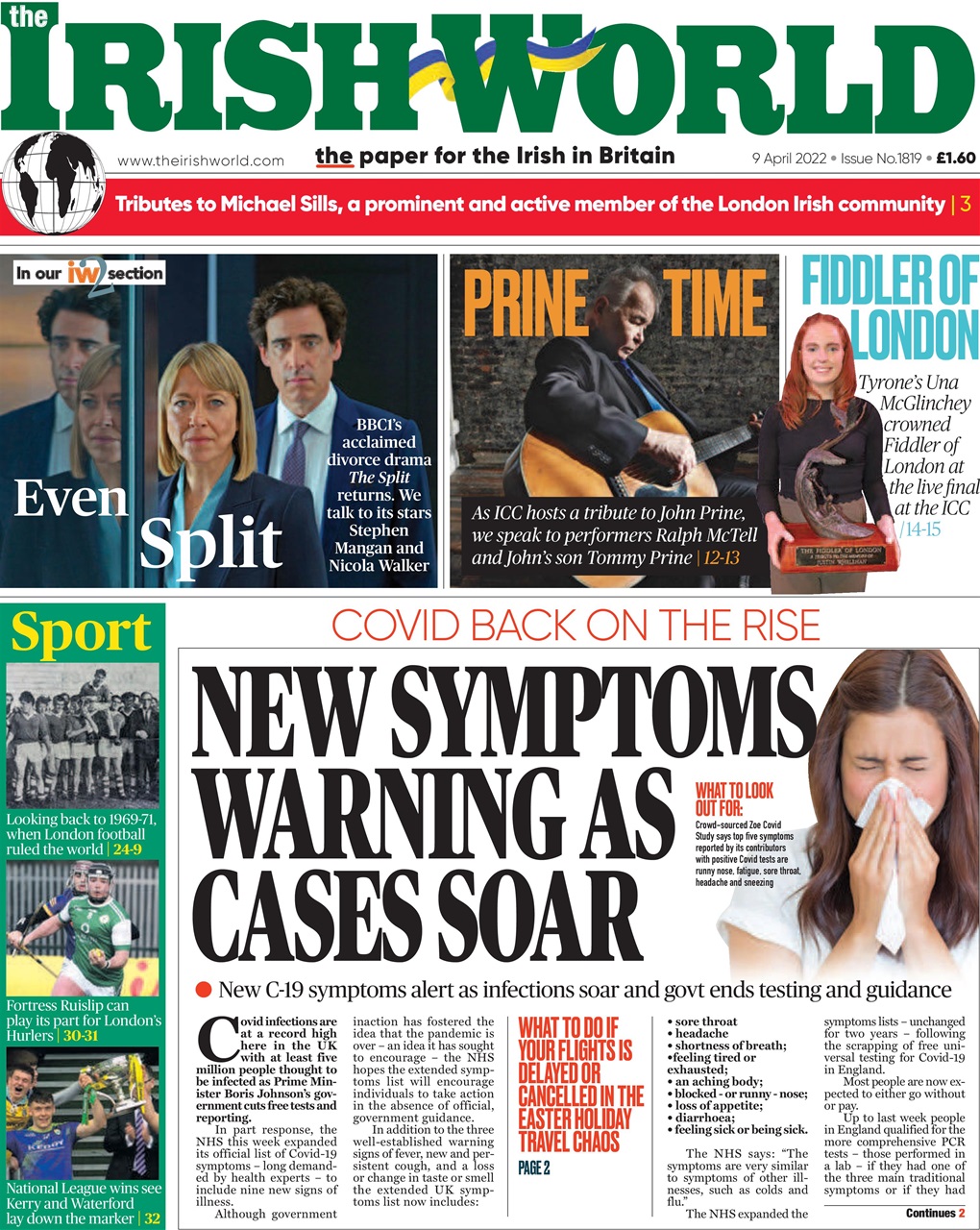 Irish World Preview Pages