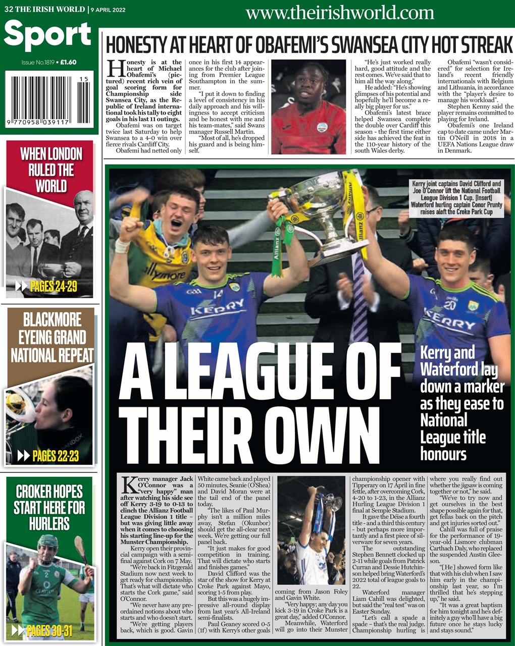 Irish World Preview Pages