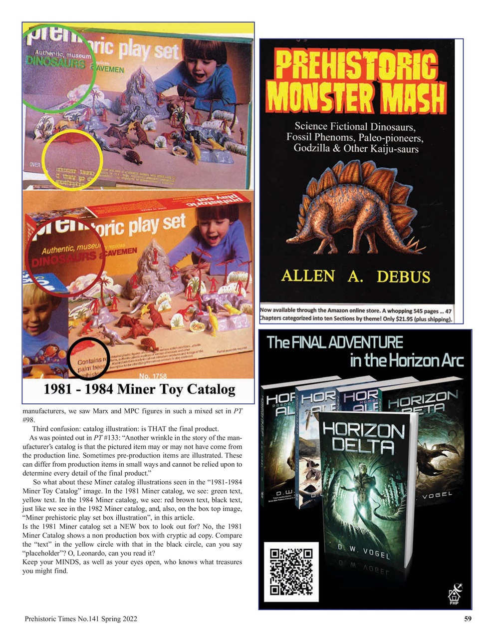 Prehistoric Times Preview Pages