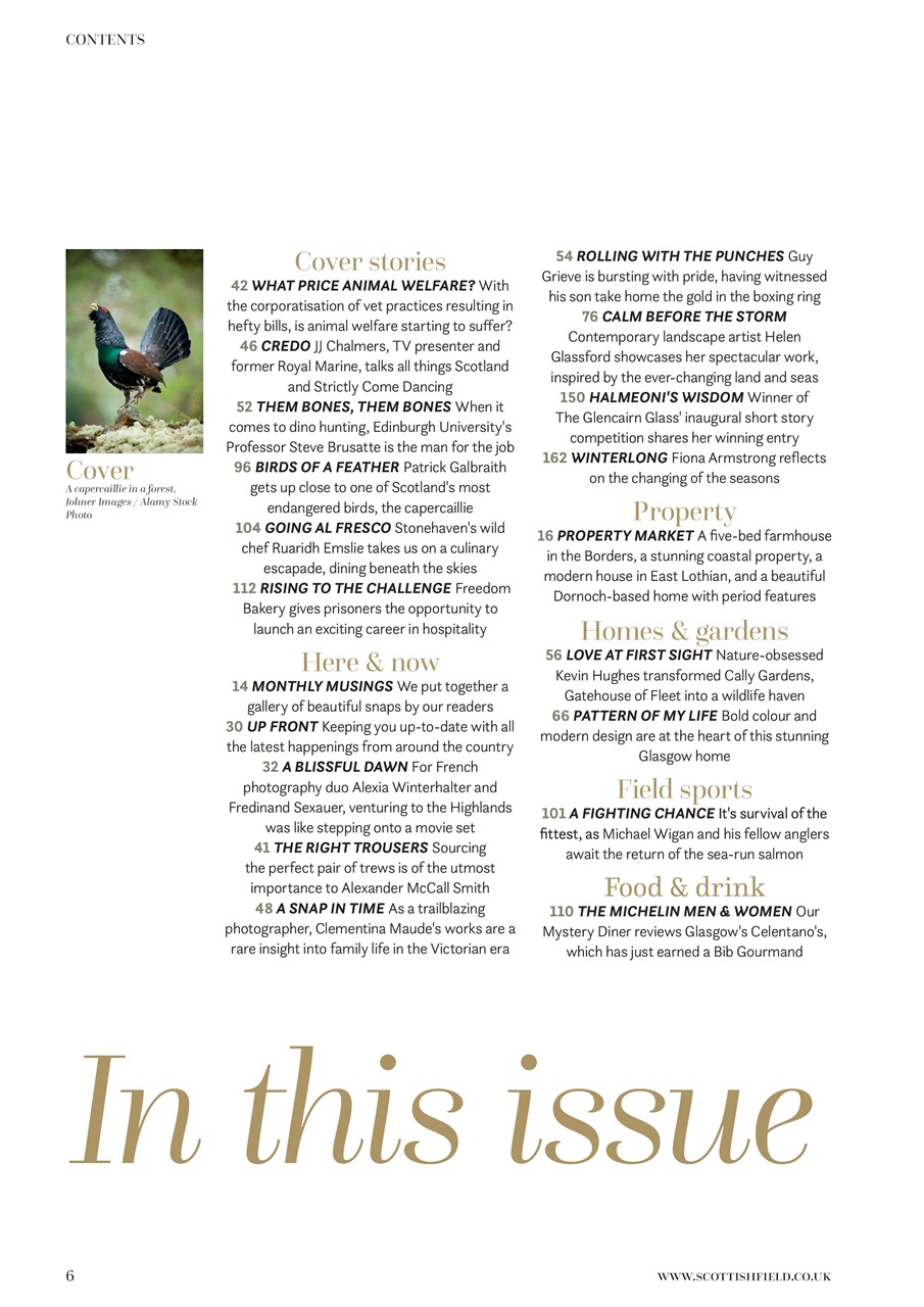 Scottish Field Preview Pages