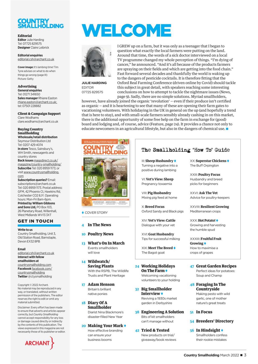 The Country Smallholder Preview Pages
