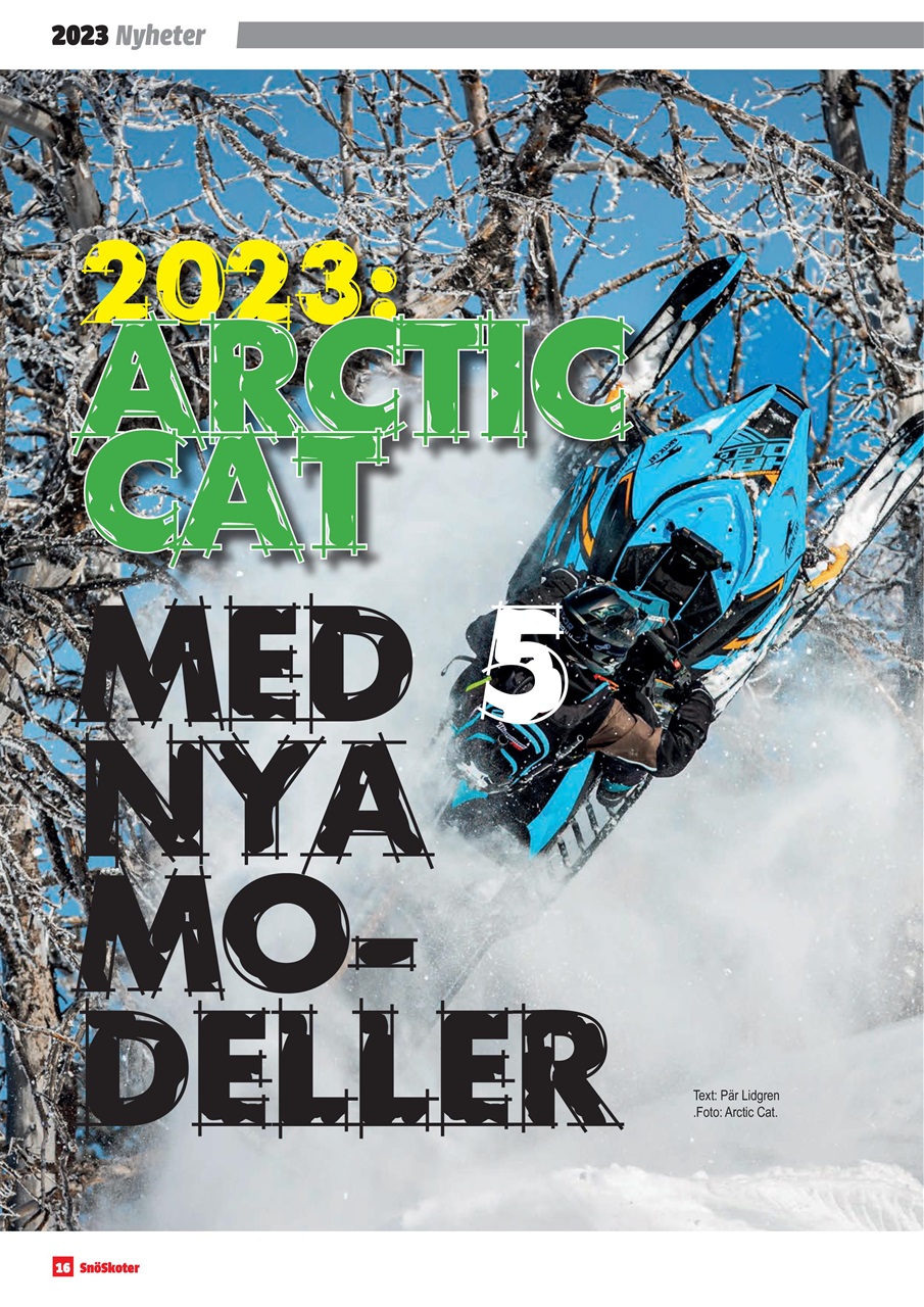 Tidningen Snöskoter Preview Pages
