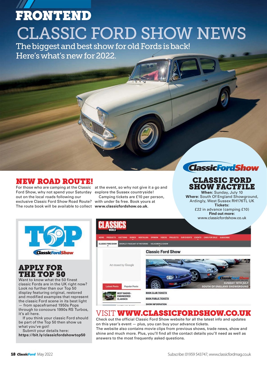 Classic Ford Preview Pages