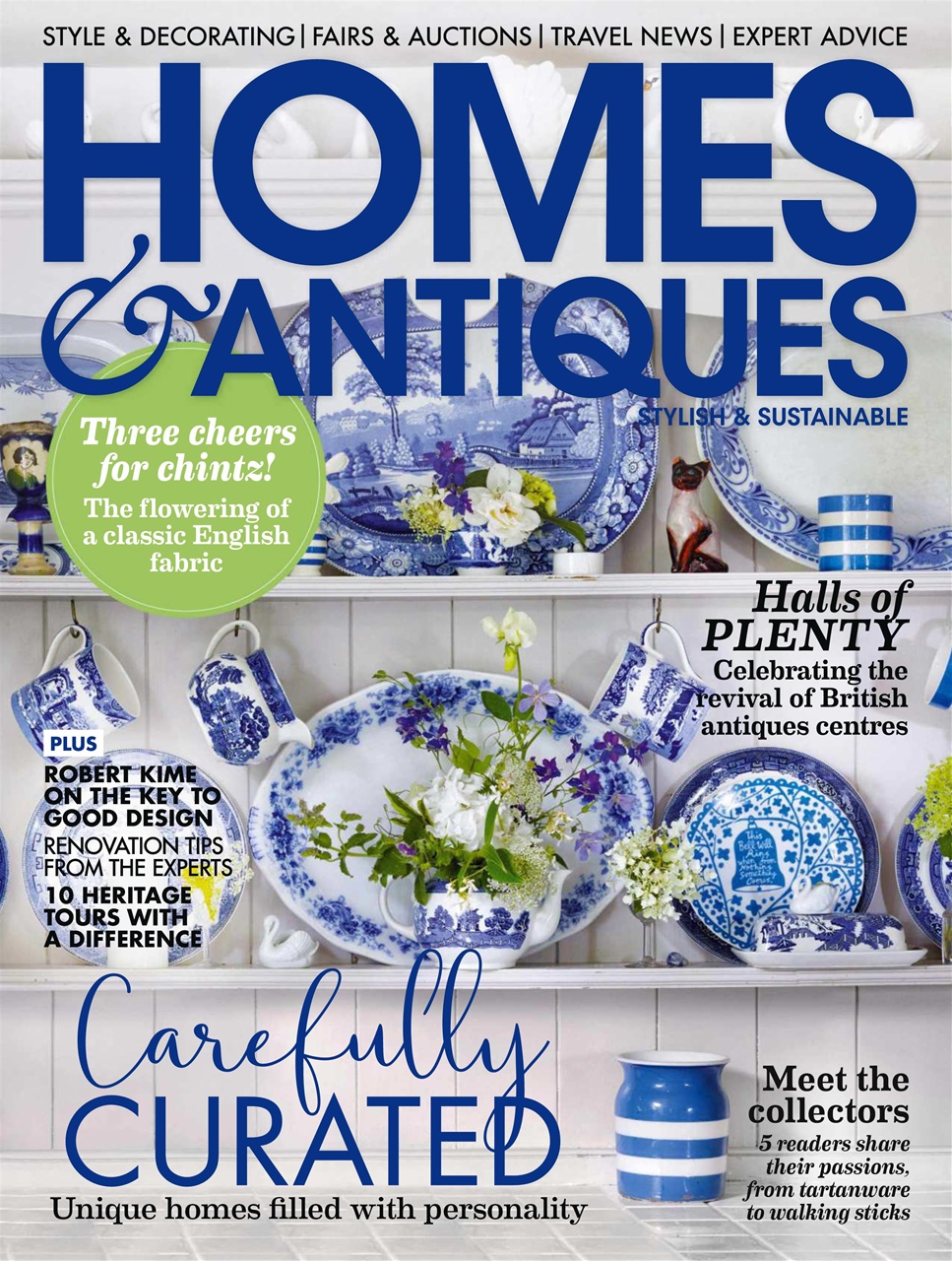 Homes & Antiques Magazine Preview Pages