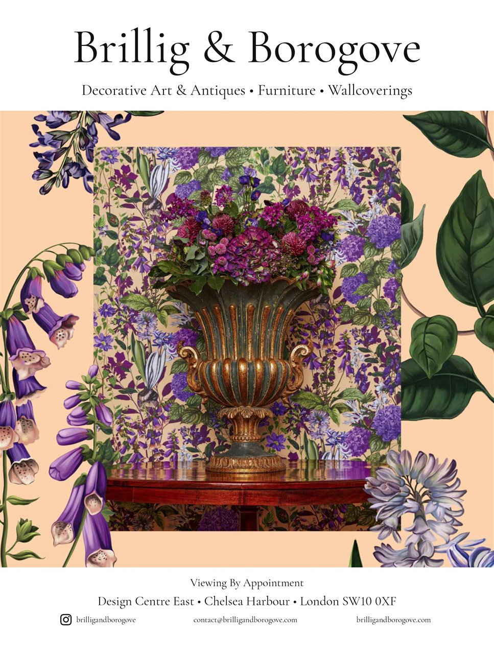 Homes & Antiques Magazine Preview Pages