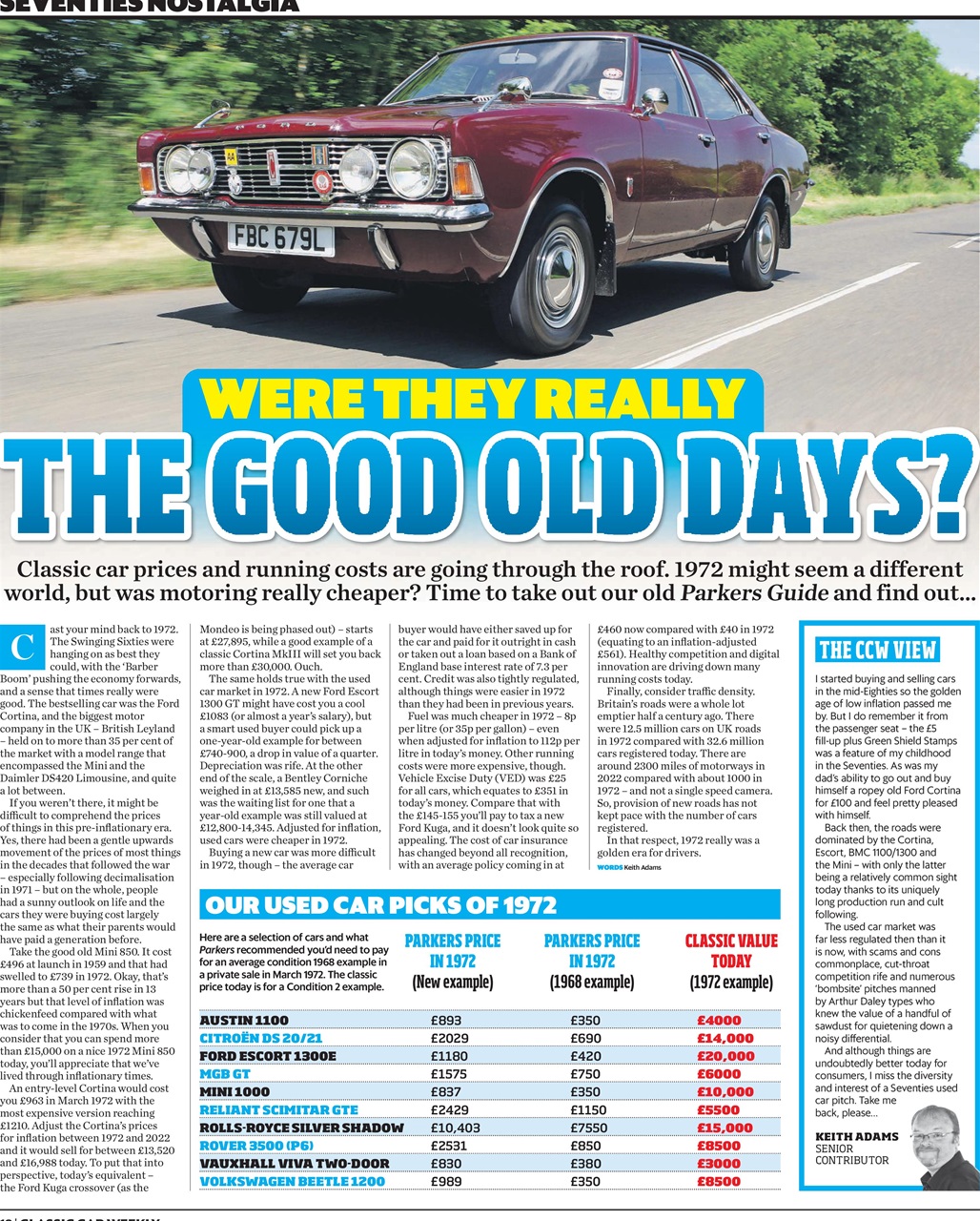 Classic Car Weekly Preview Pages