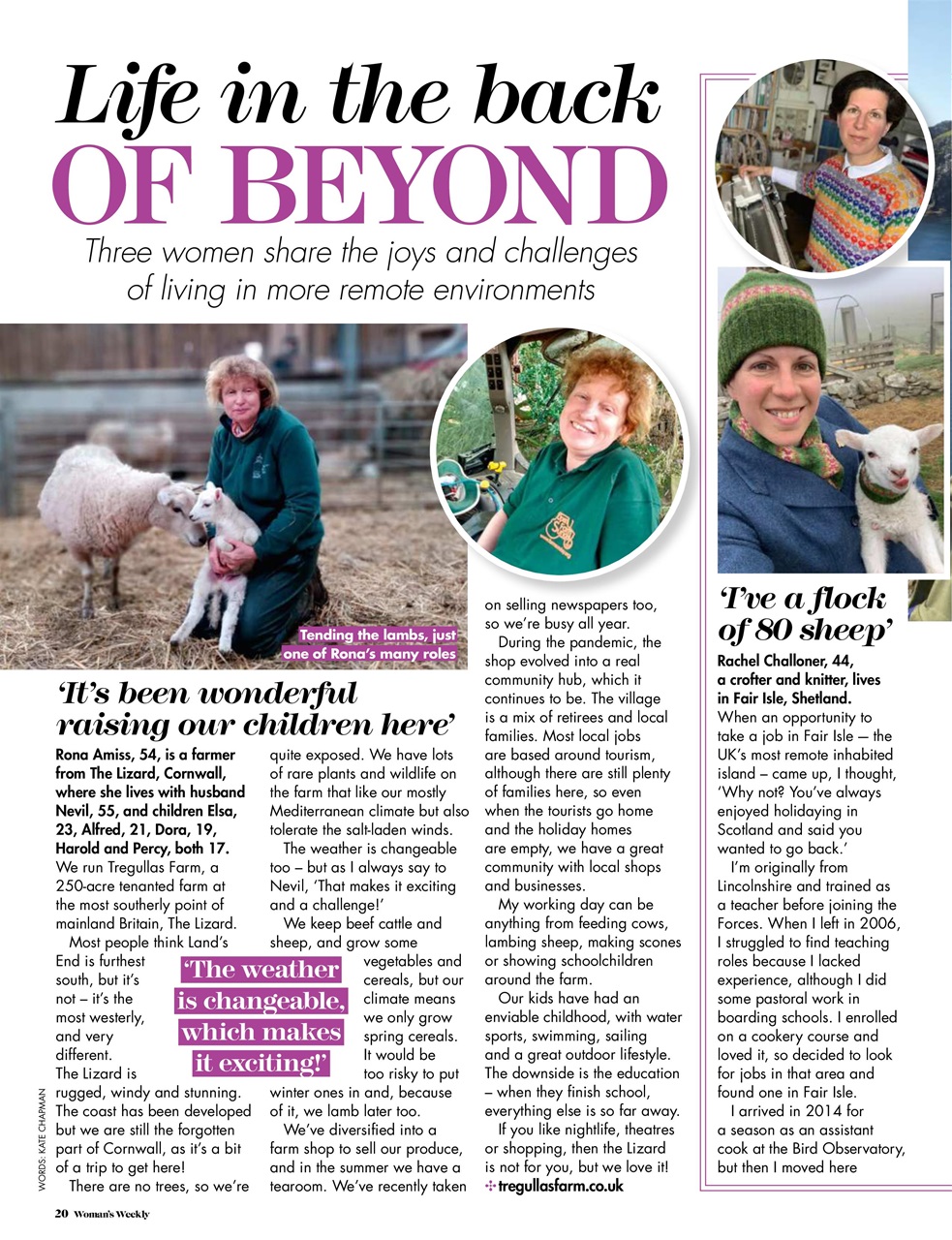 Woman's Weekly Preview Pages