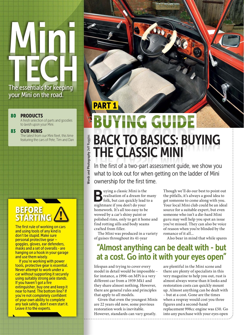 Mini Magazine Preview Pages