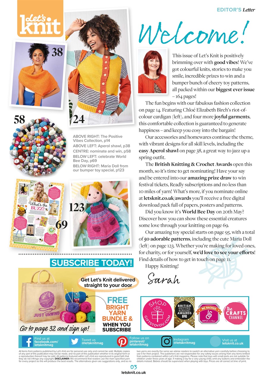 Let's Knit Preview Pages