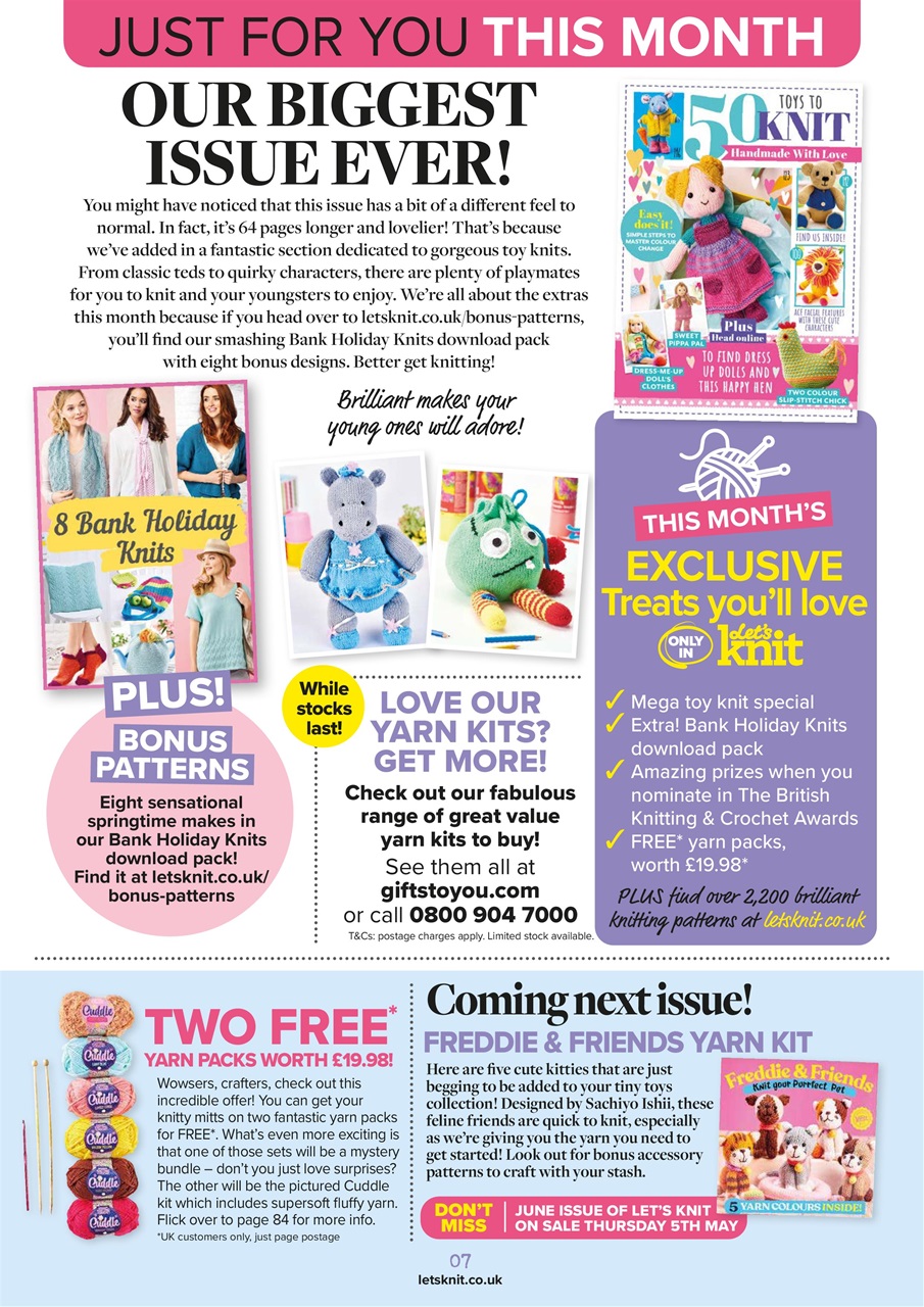 Let's Knit Preview Pages