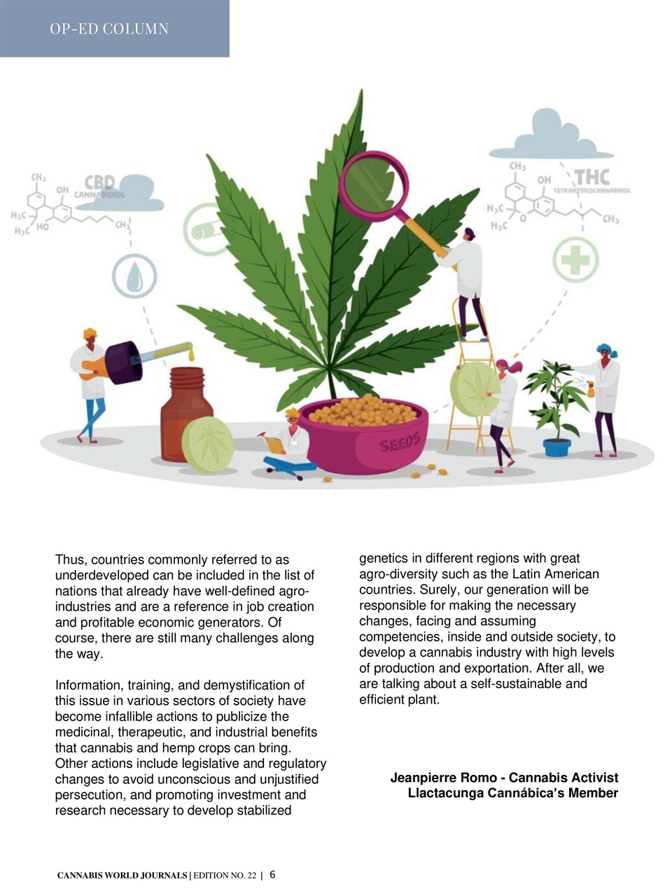 Cannabis World Journals Preview Pages