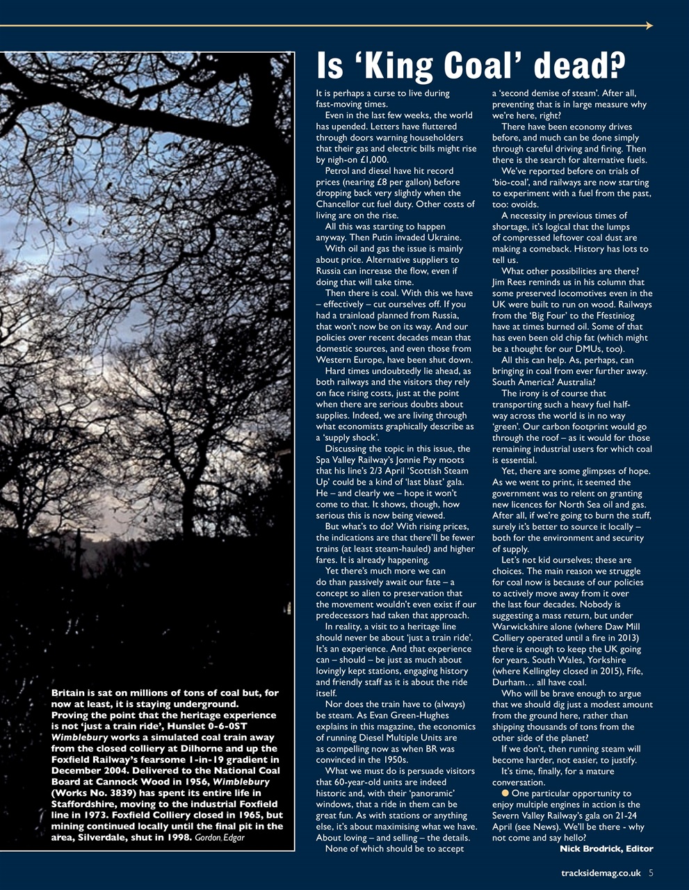 Trackside Preview Pages