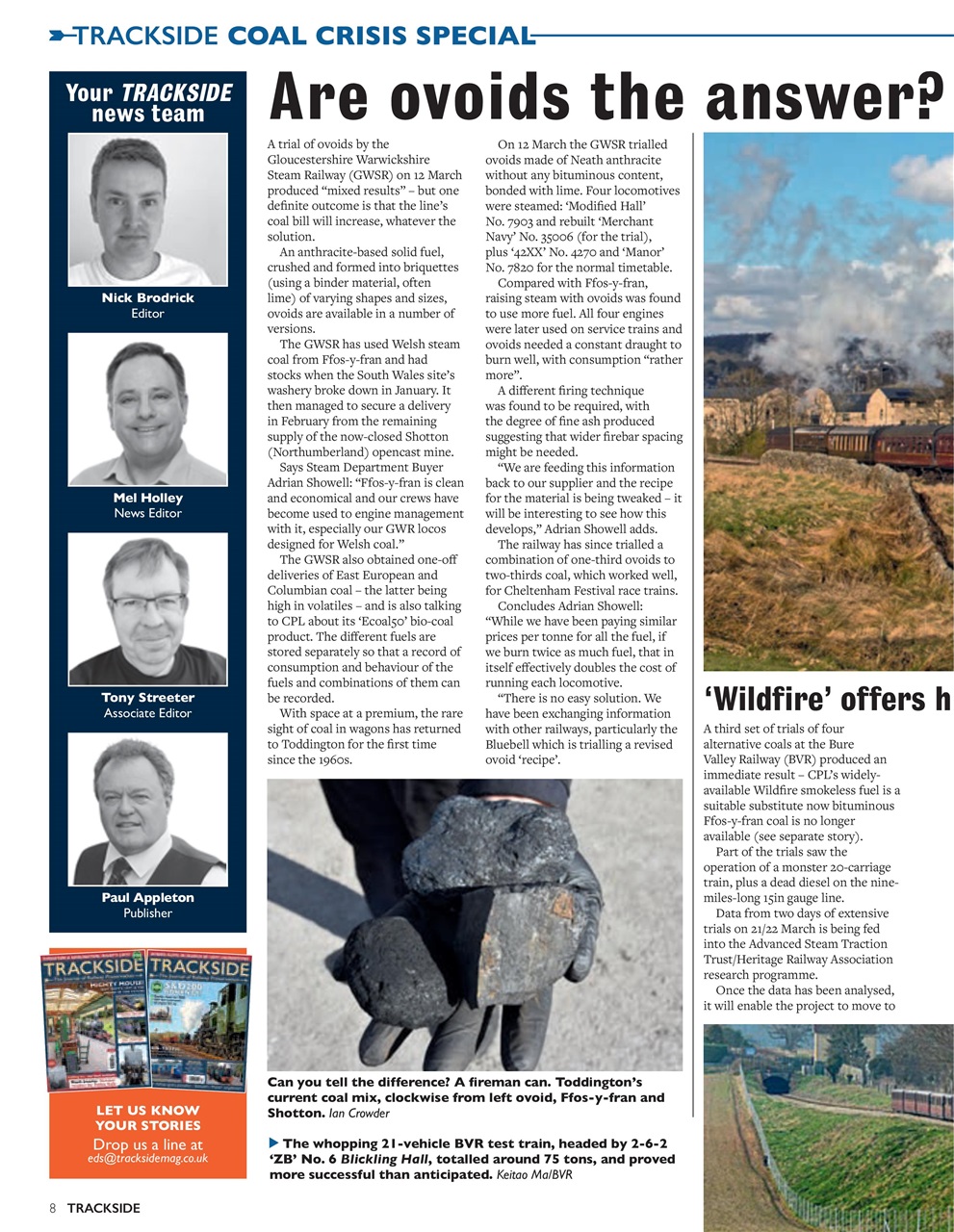 Trackside Preview Pages