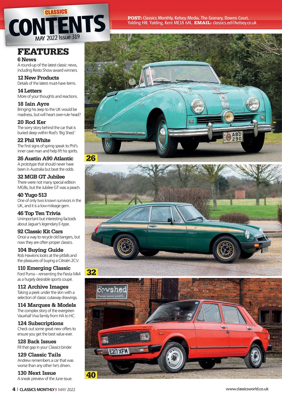 Classics World Preview Pages