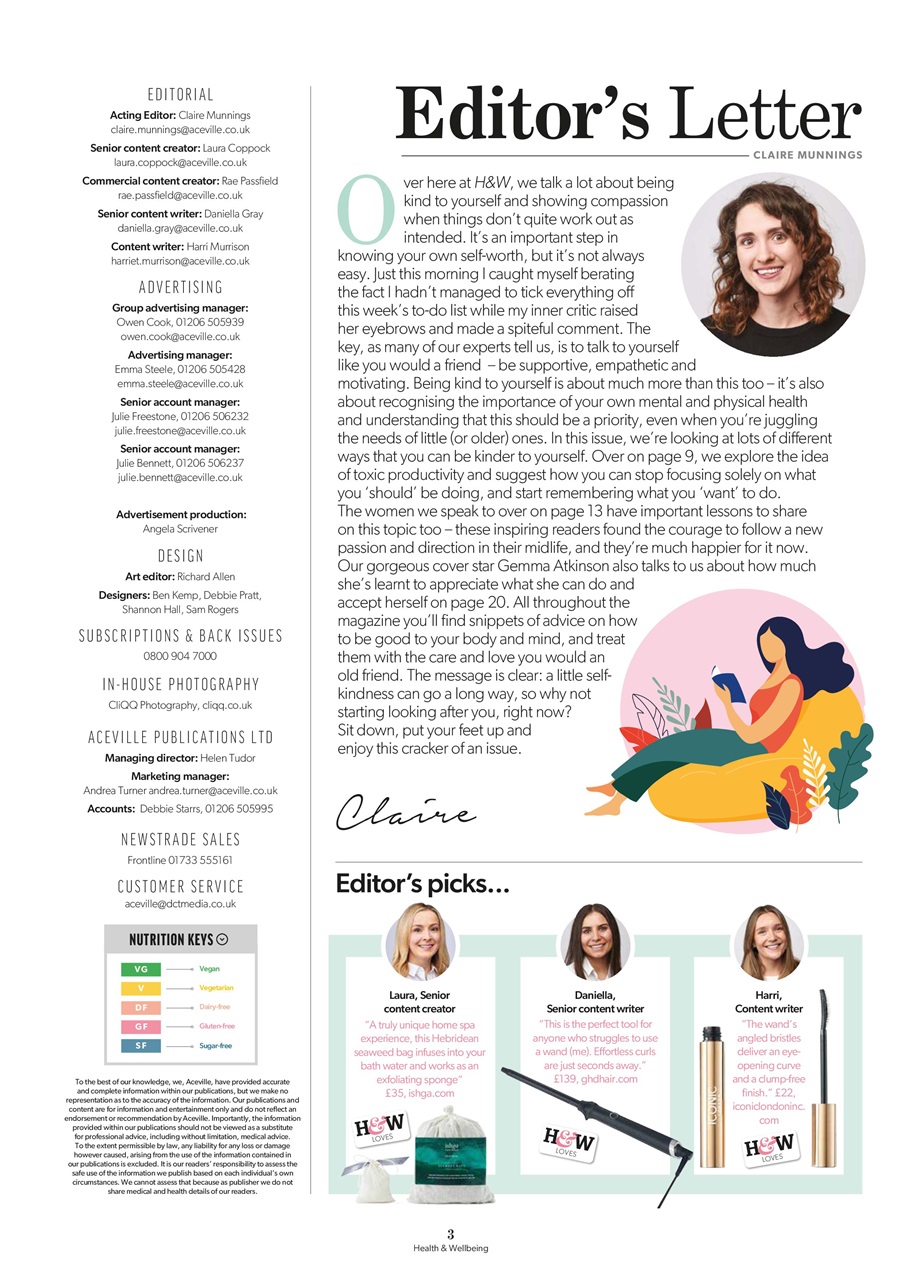 Health & Wellbeing Preview Pages