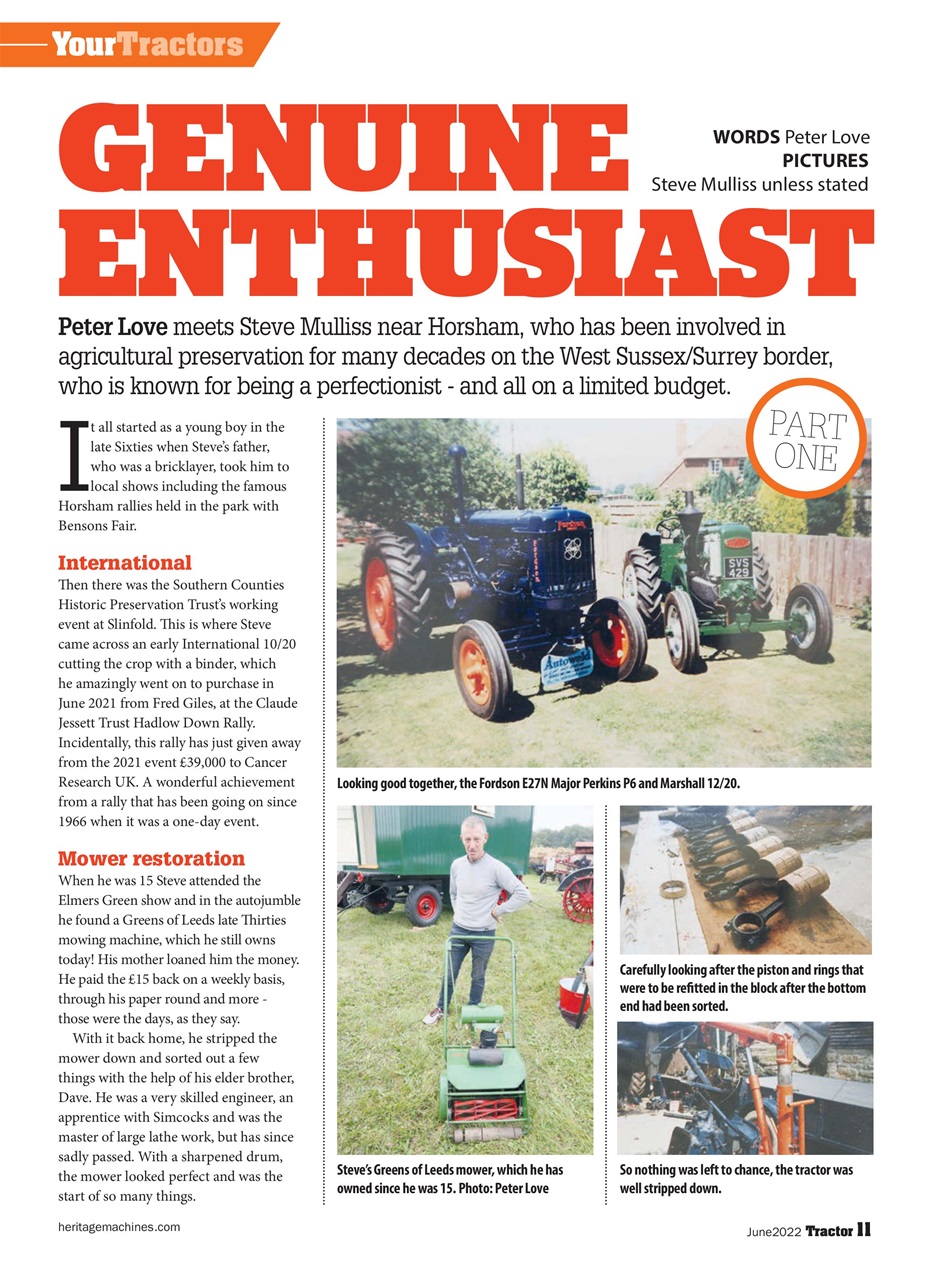 Tractor & Farming Heritage Magazine Preview Pages