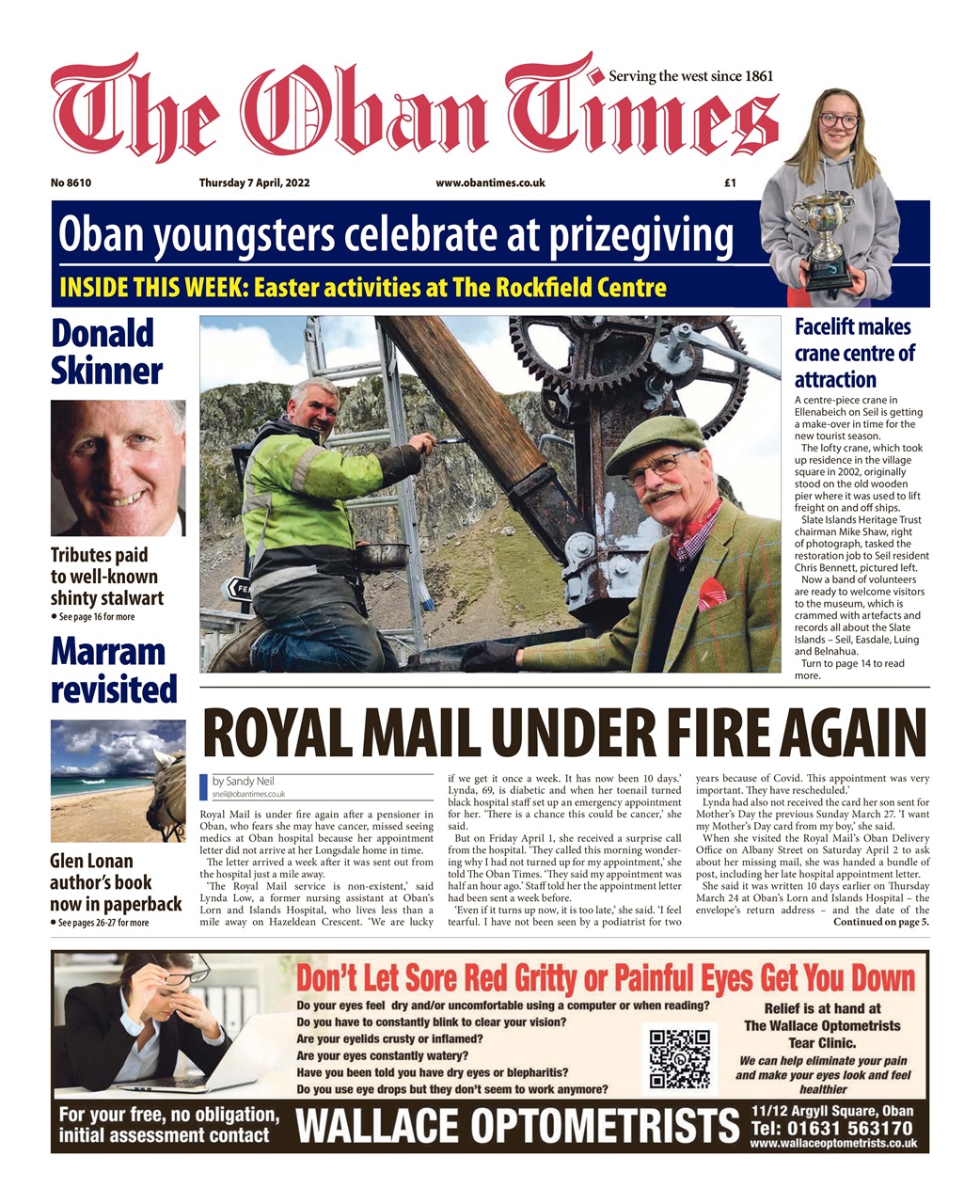 The Oban Times & Lochaber Times Preview Pages