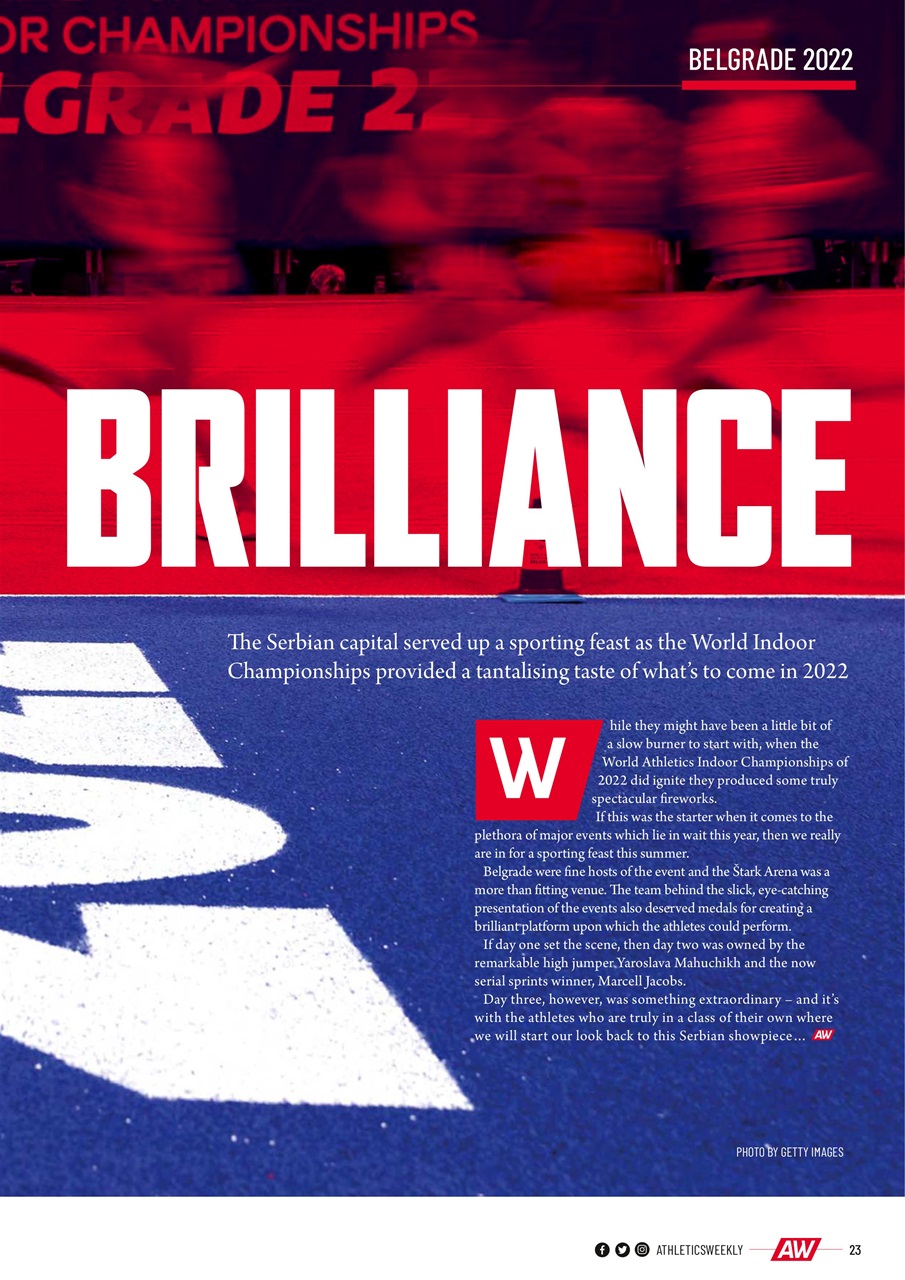AW – Athletics Weekly Magazine Preview Pages