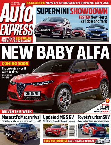 Auto Express issue Apr 7th 2022