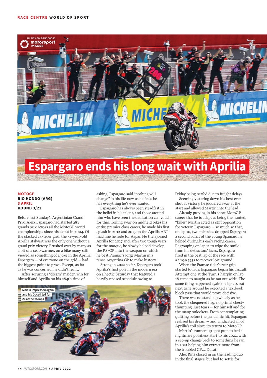 Autosport Preview Pages