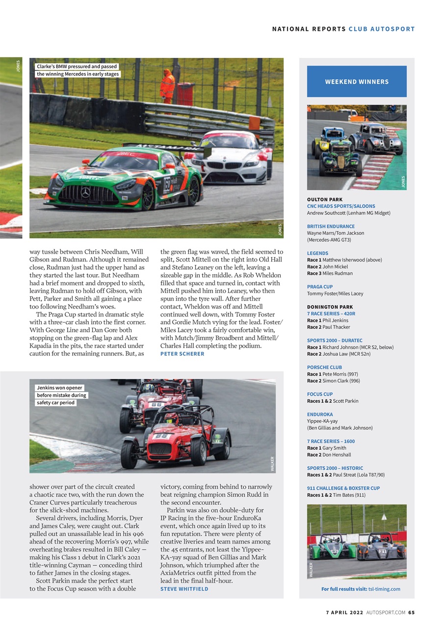 Autosport Preview Pages