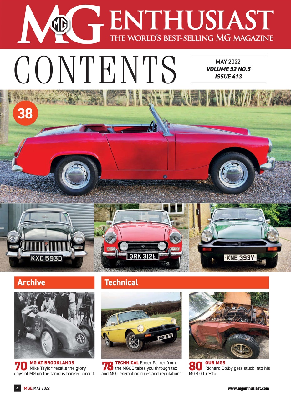 MG Enthusiast Preview Pages