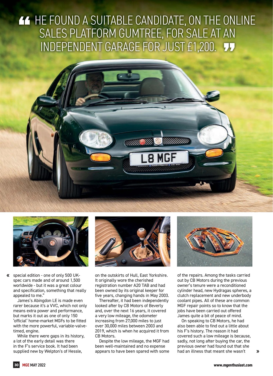 MG Enthusiast Preview Pages