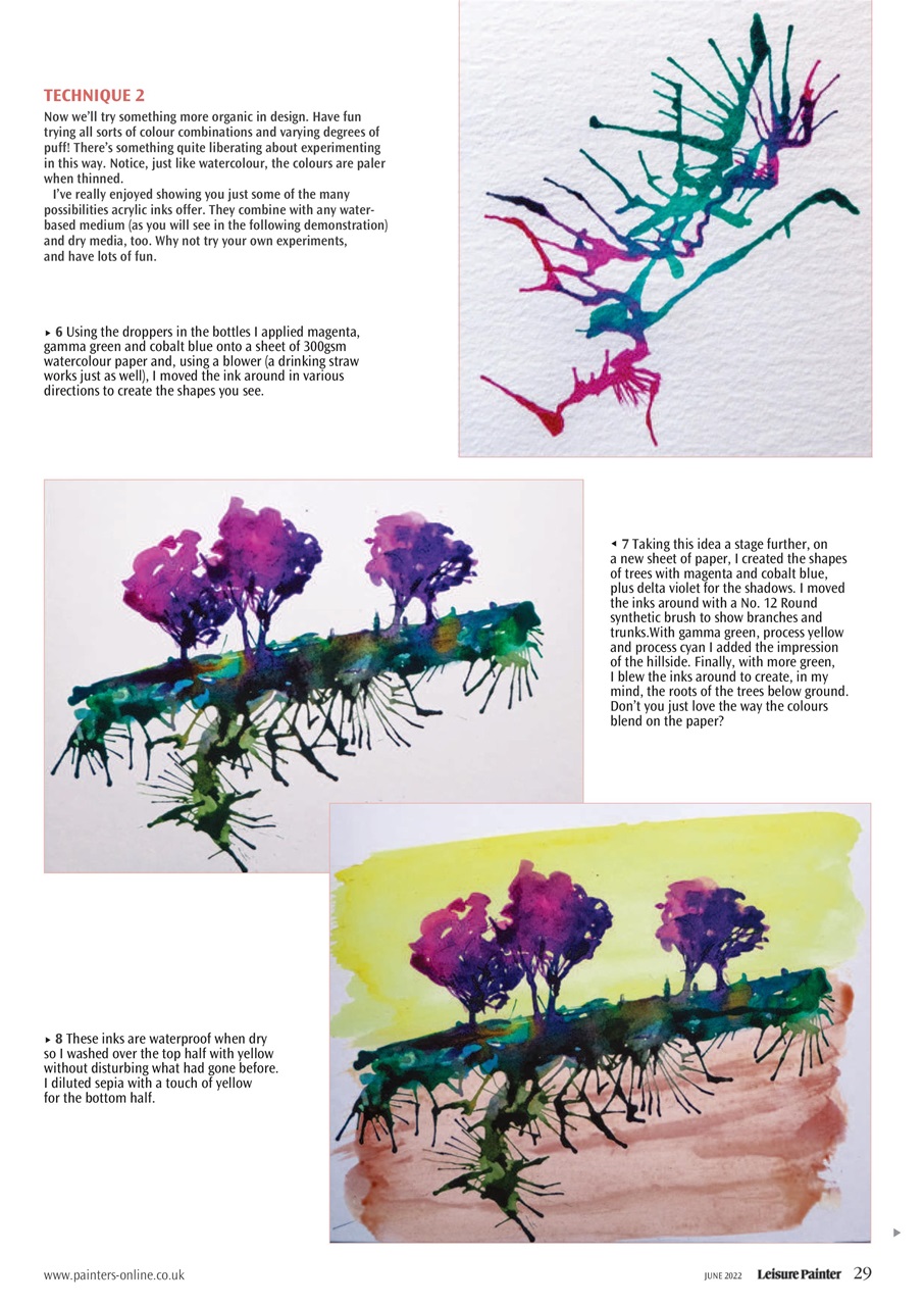 Leisure Painter & The Artist Preview Pages